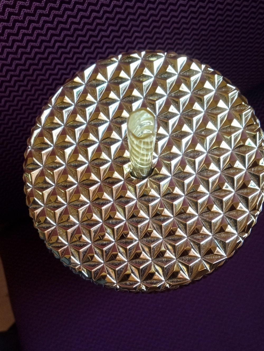 Brand New  Gold Studded Textured Tumbler with Straw